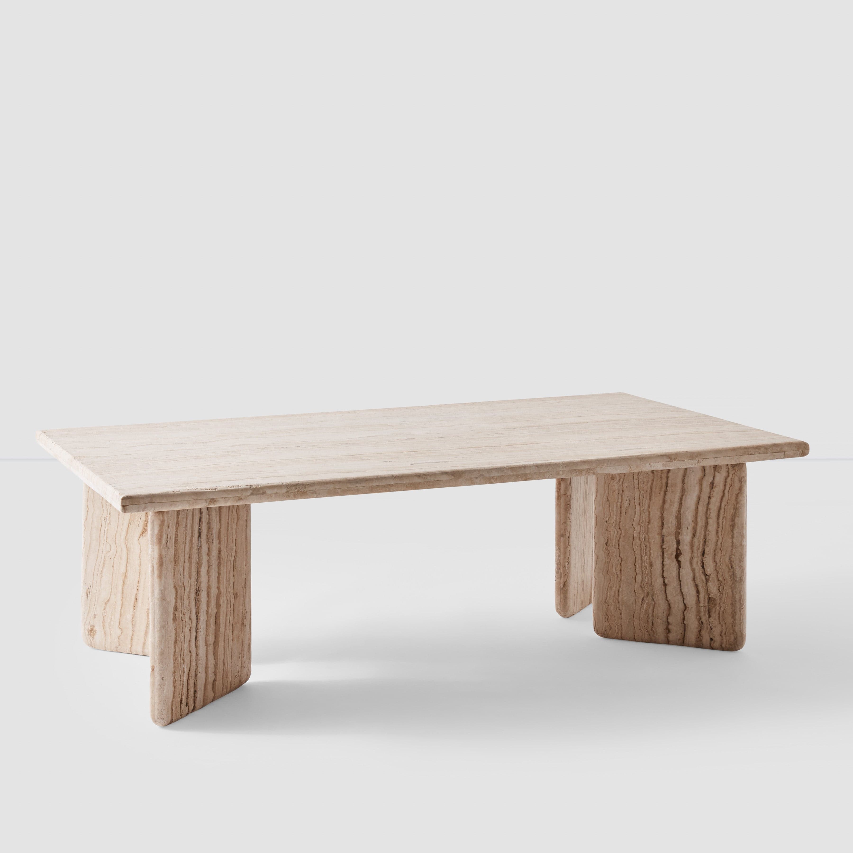 Amata Travertine Coffee Table