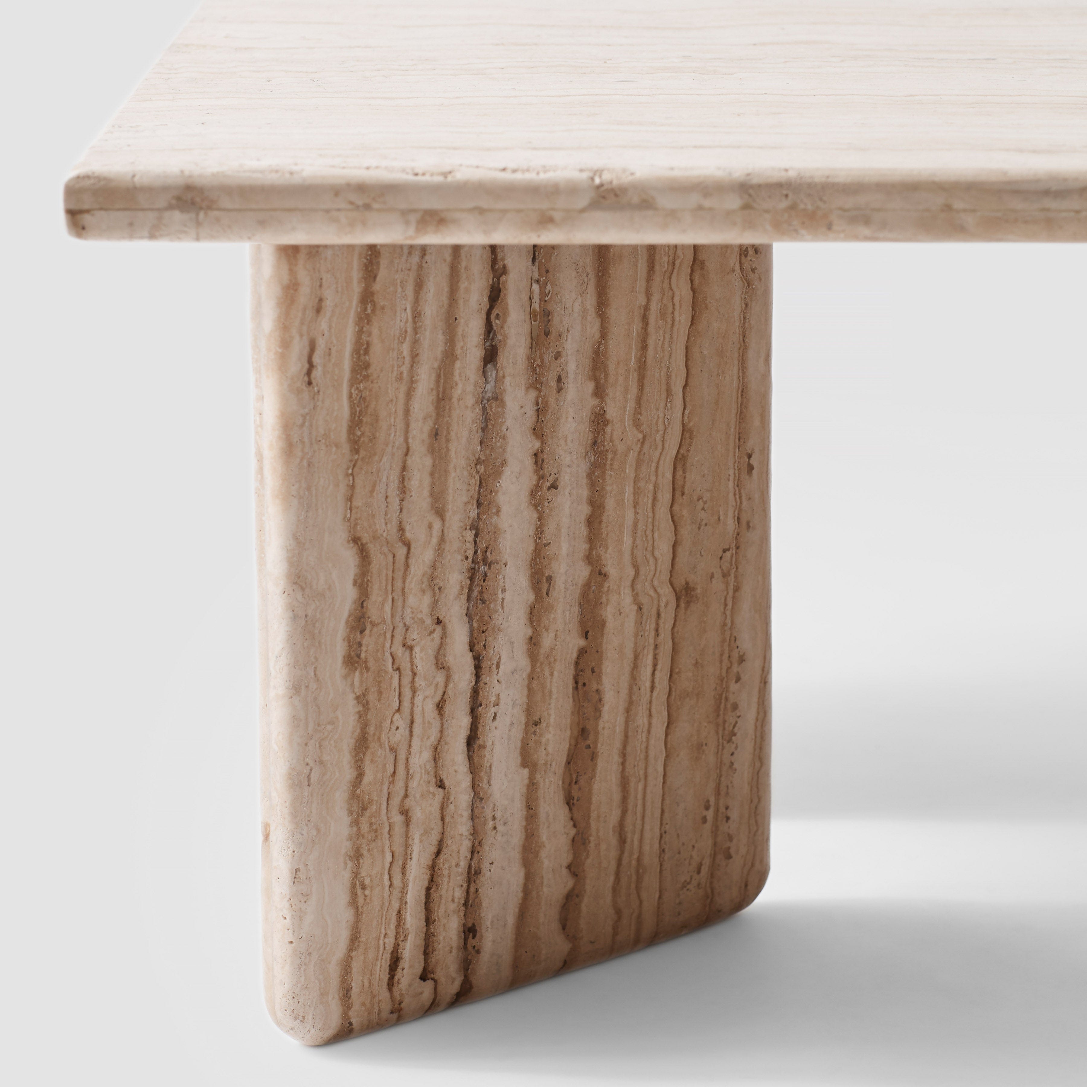 Amata Travertine Coffee Table