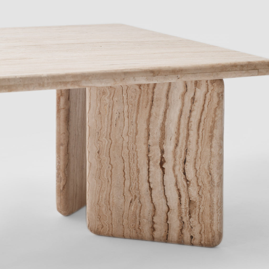 Amata Travertine Coffee Table