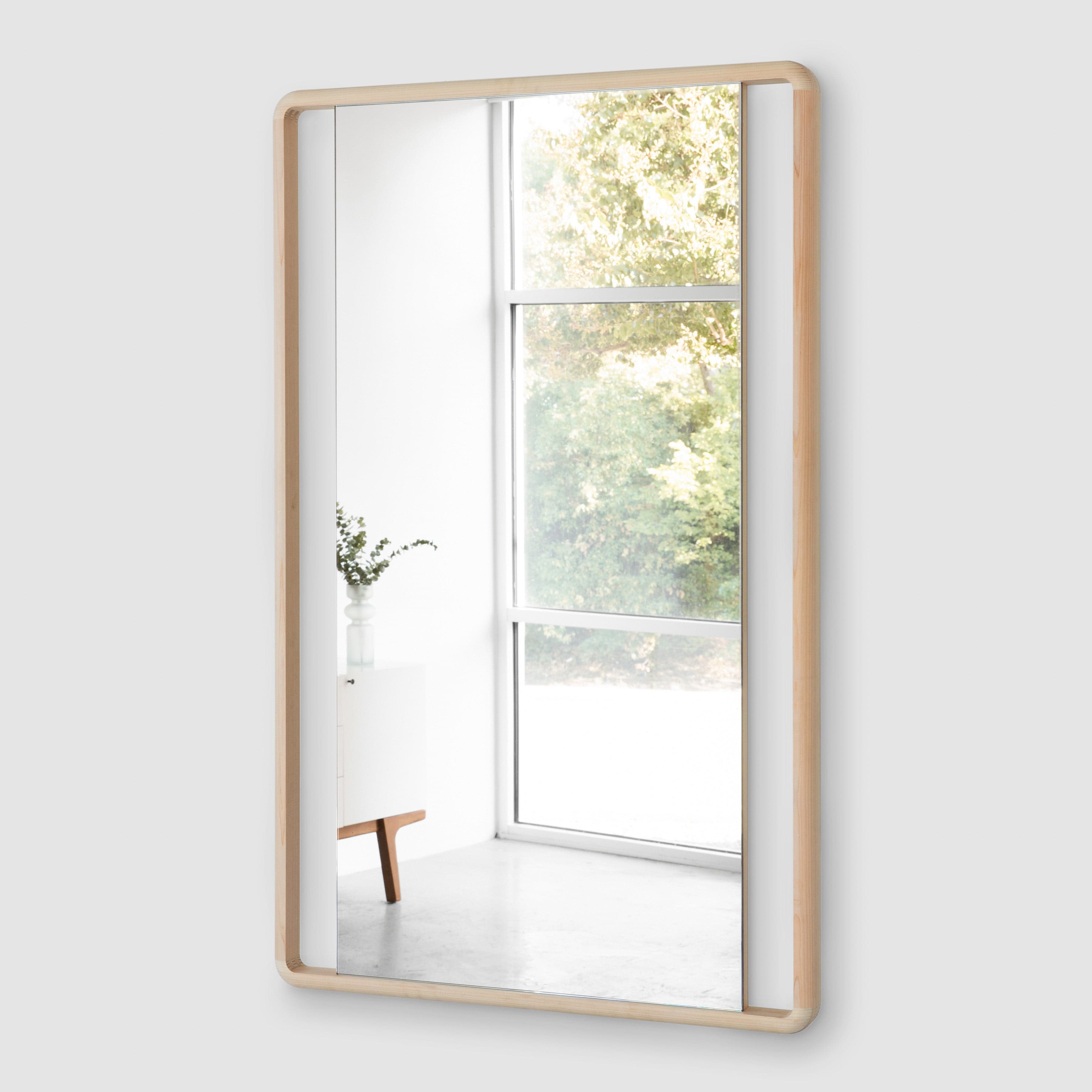 Hinoki Wood Wall Mirror