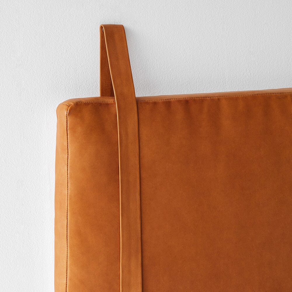 Hanging Leather Headboard