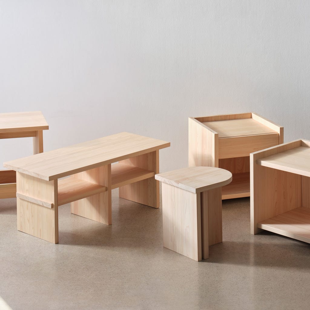 Hinoki Wood Bench