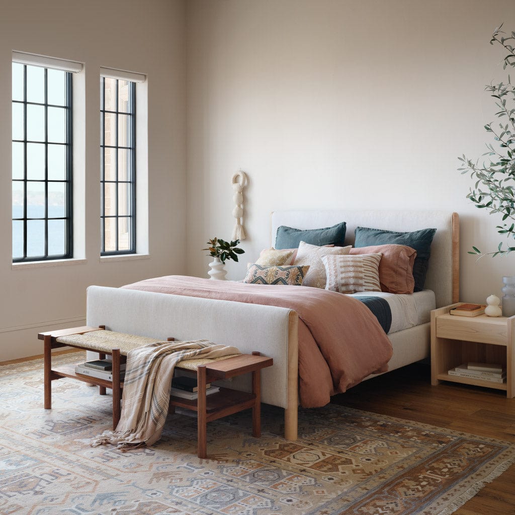 Laurel Bed with High Footboard