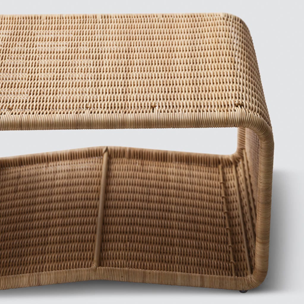 Liang Wicker Ottoman