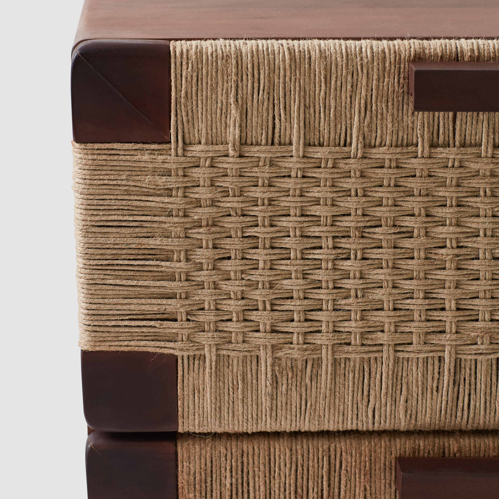 Manai Nachttisch aus Webstoff