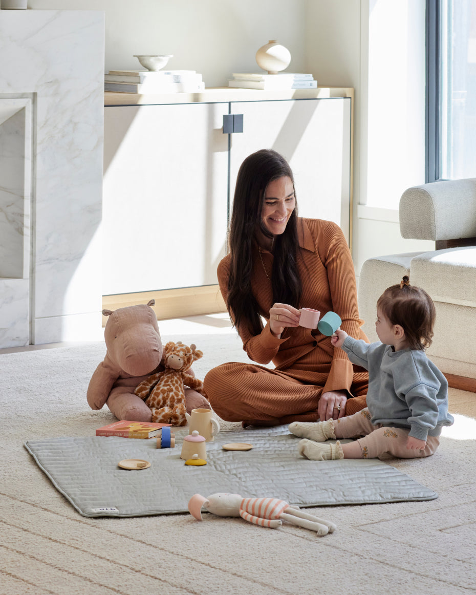 Gesteppte Spielmatte