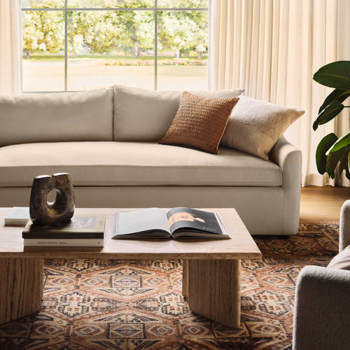 Amata Travertine Coffee Table