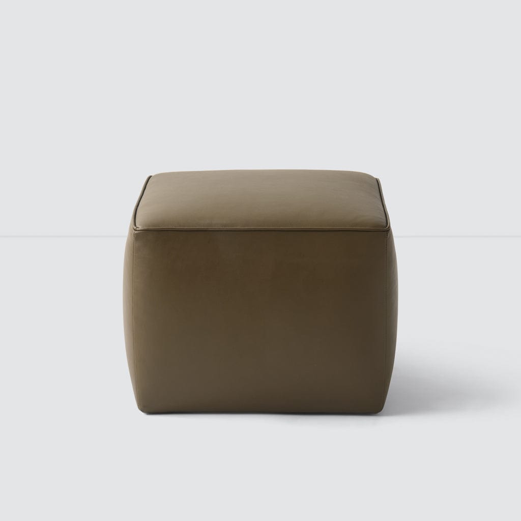 Torres Quadratischer Lederhocker – Mittel & Groß